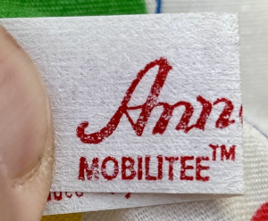 Annalee Clown Doll seam 1 Label