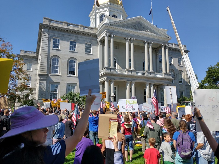 Anti-COVID vaccine mandate JC rally2