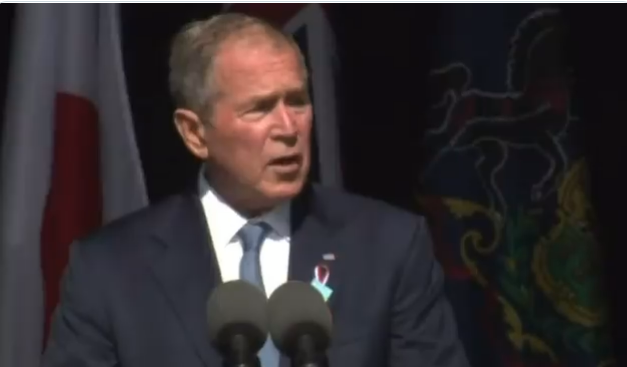 GW Bush - Twitter Video Screen grab