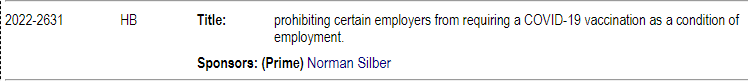 LSR - Norm employers and COVID vaccinations as condition of employment