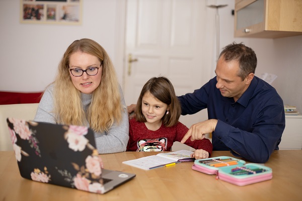 Parents child home school homework