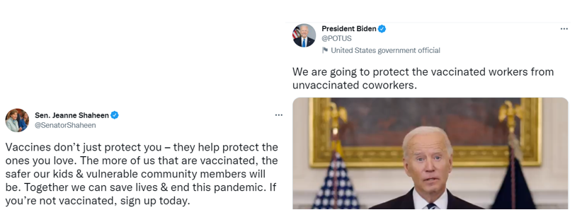 Shaheen versus Biden