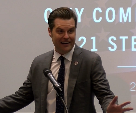 US Congressman Matt Gaetz