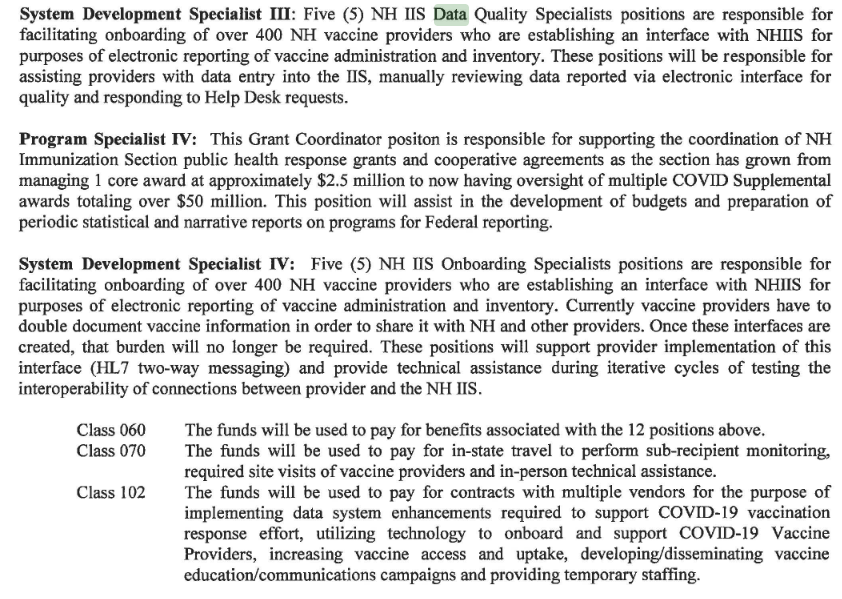 Biden Vaccine Registry