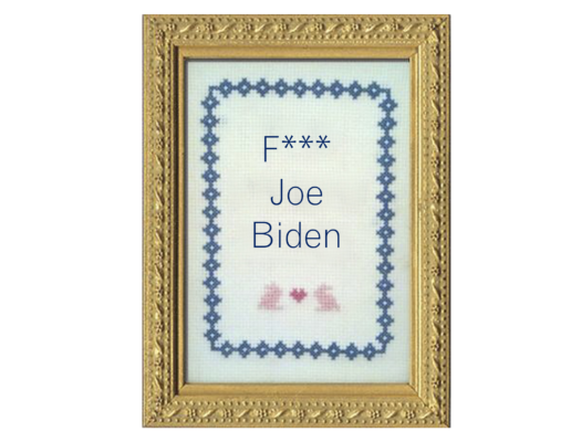 F Joe Biden Cross Stitch