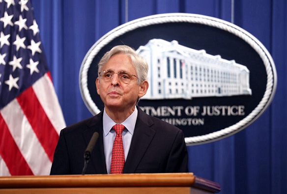 US Attorney General Merrick Garland