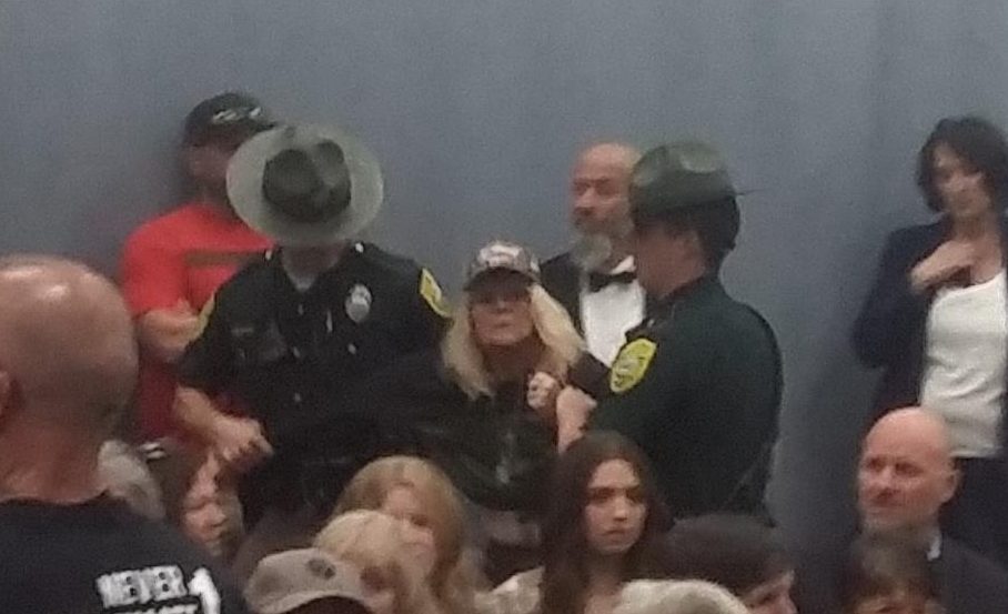 arrest - removed form EC meeting