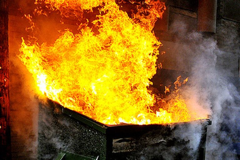 Dumpster fire