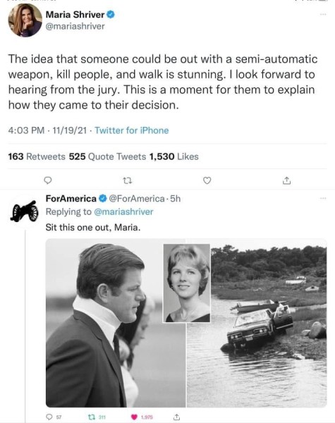 Maria Shriver sit this one out