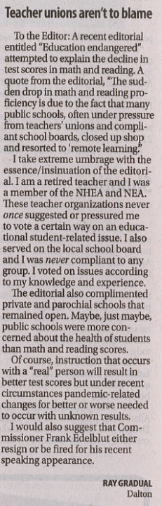 Ray Gradual Dalton Union Leader Anti-Edelblut