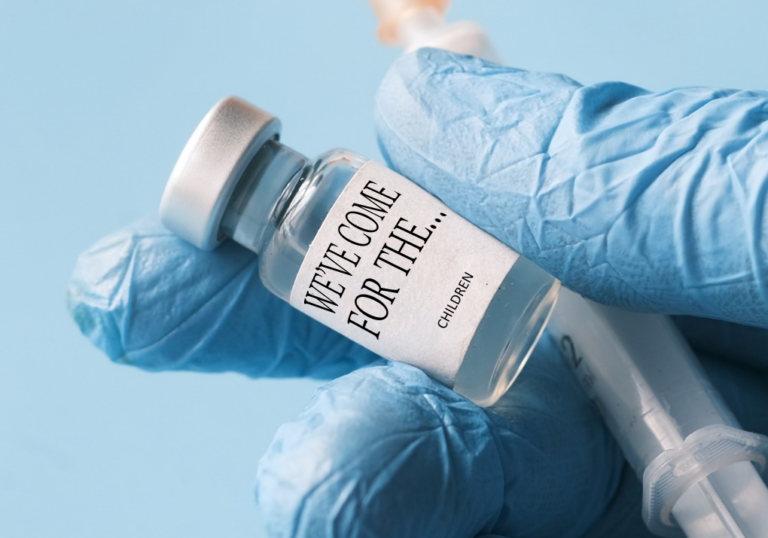 Vial Syringe weve come for the children