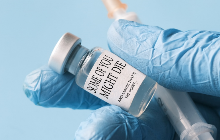 Vial syringe might die and thats the point