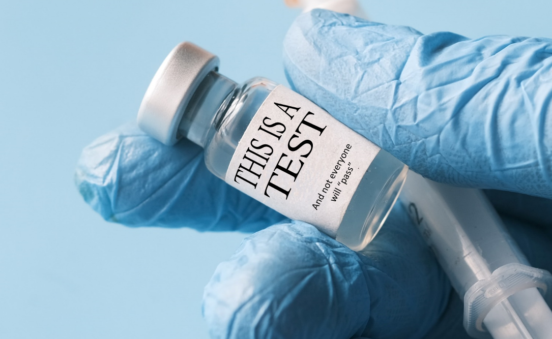 Vial syringe this is a test