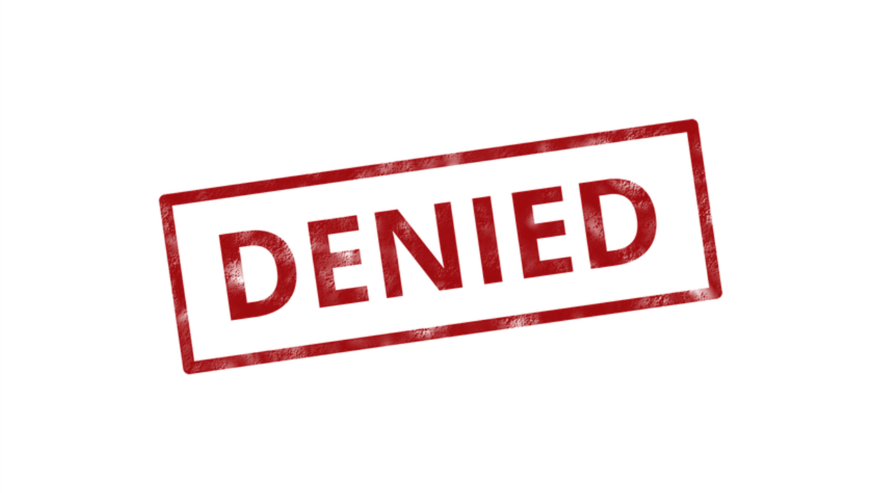 Denied rubber satmp Original Image by tswedensky from Pixabay