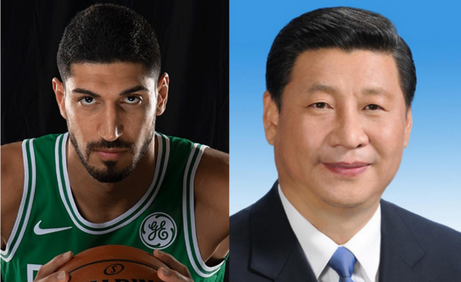 Enes Kanter and Xi Jingping