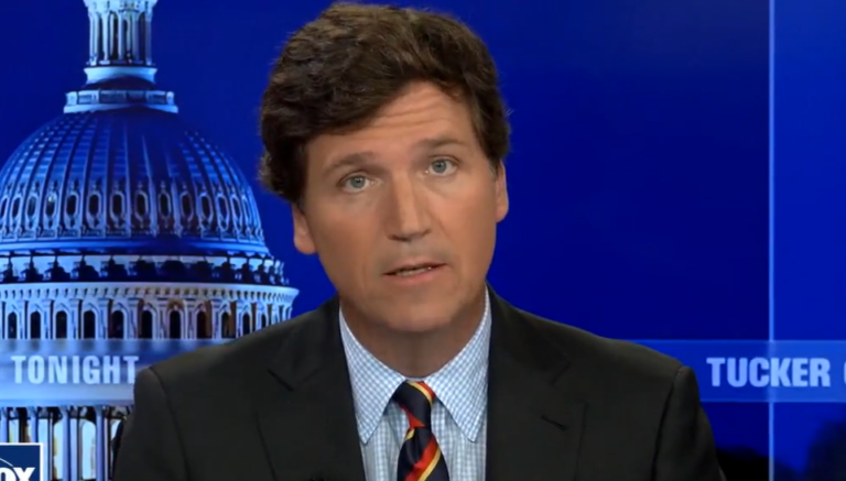 Tucker Carlson - Twitter news update screen grab