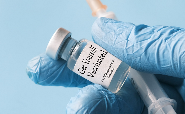 Vial Syringe get vaccinted spread the disease