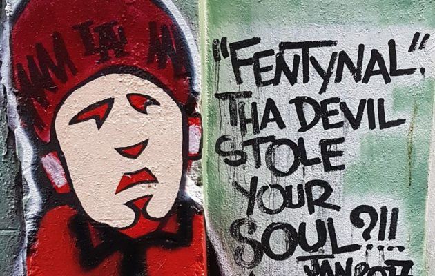 drugs graffiti fentanyl