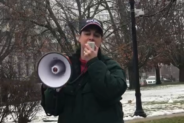 Announcemnt at New Years Day Rally about Lawsuit