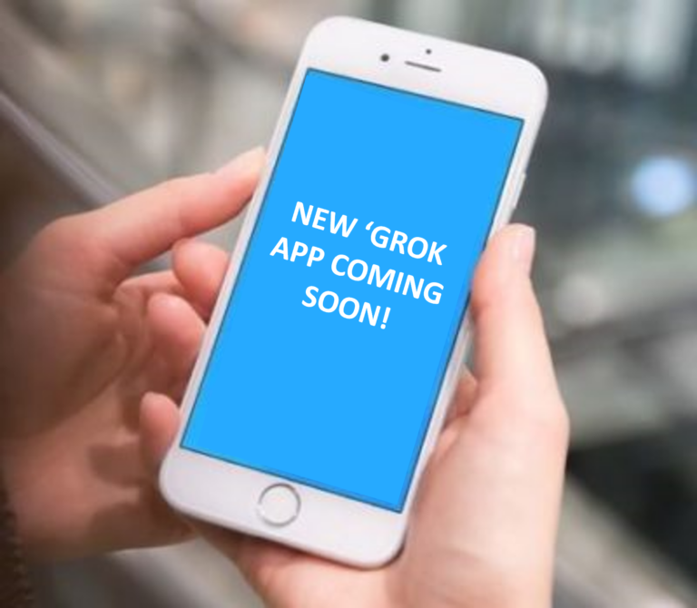 New Grok App coming soone smartphone