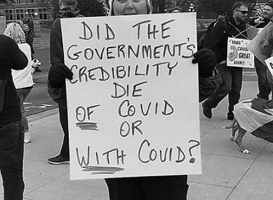 Govt Cred die OF COVID or WITH COVID