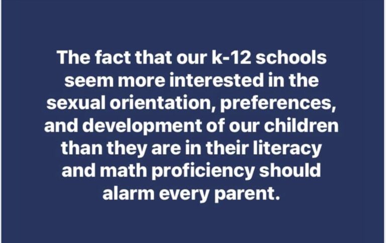 Schools more interested in sexual orientation than education proficiency