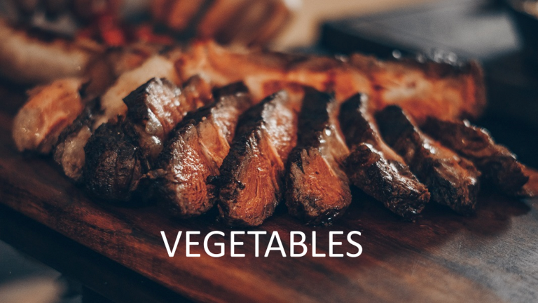 VEGETABLES - cooked meat