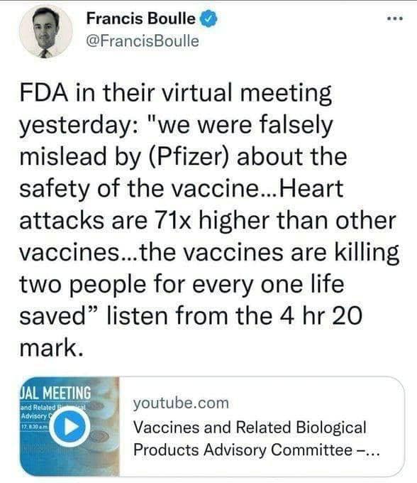 this just in FDA running for cover