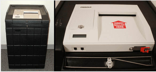 AccuVote machine McLean County Illinois