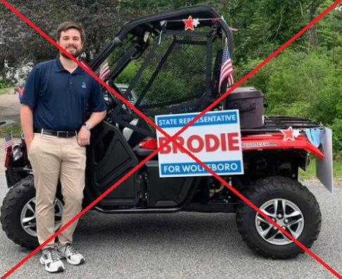 Brodie Deshaies with 4 wheeler