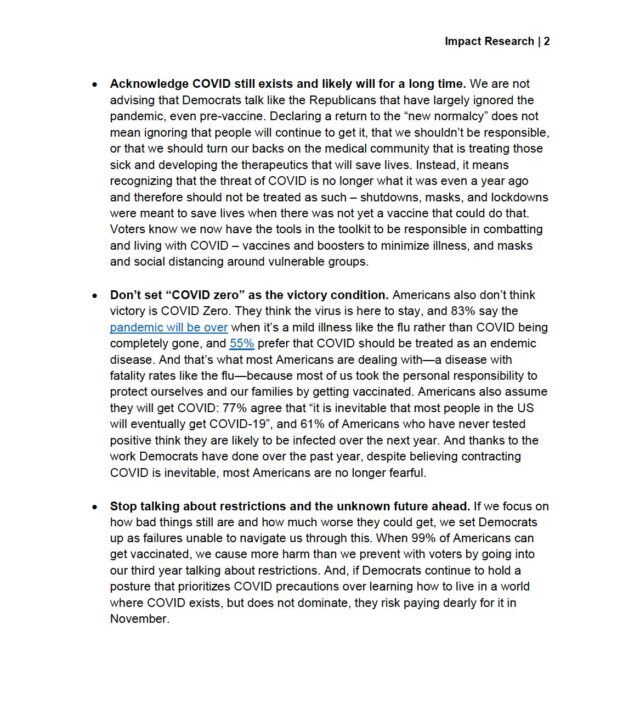 Biden Rona polling trolling letter 2 of 2