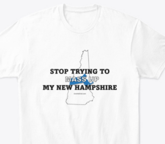 Dont mass up NH White Tee