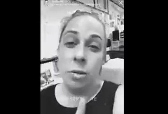 Anti conservative teacher rant screen grab twitter