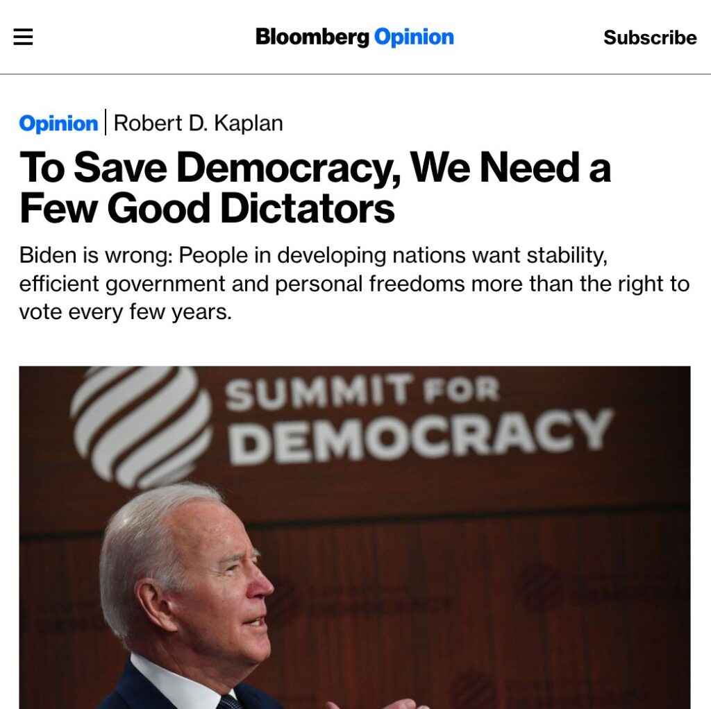 Democrats means Dictatorship