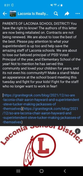 SAU30 - retaliation 1 Facebook screenshot