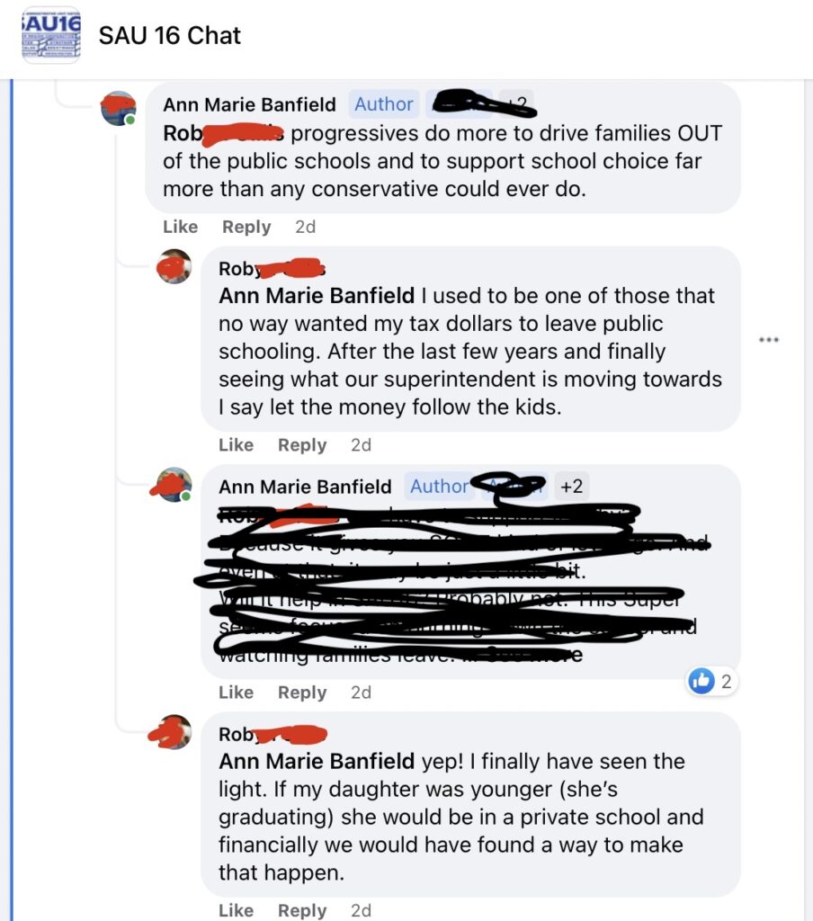 Facebook screen grab SAU 16 Chat AMB