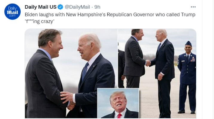 UK Daily Mail Sununu Biden Twitter Screen Grab