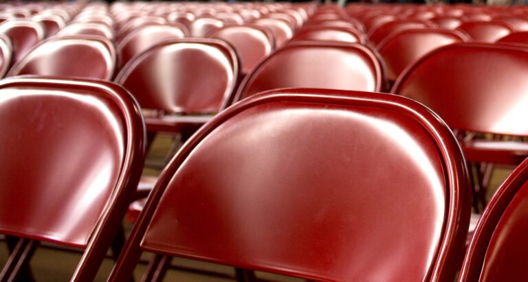 empty chairs original photo Photo courtesy of Gratisography