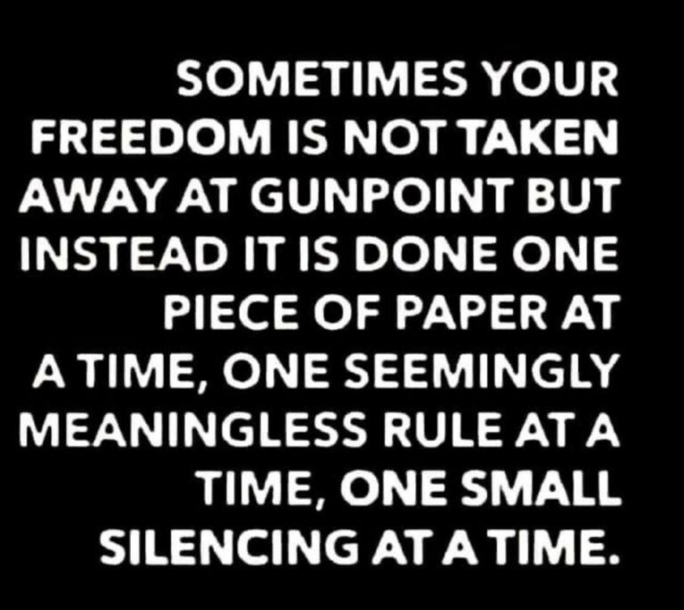 one freedom at a time