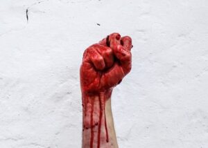 Bloody fist
