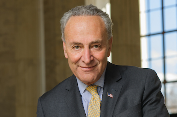Chuck Schumer - screen grab Schumer Senate website