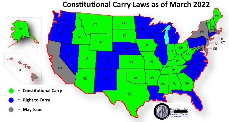 Constitutional Carry States Crime Research