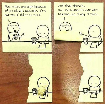 Post it humor brandon oil prices