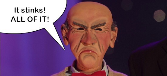 Walter puppet as a curmudgeon meme from Bantha Skull