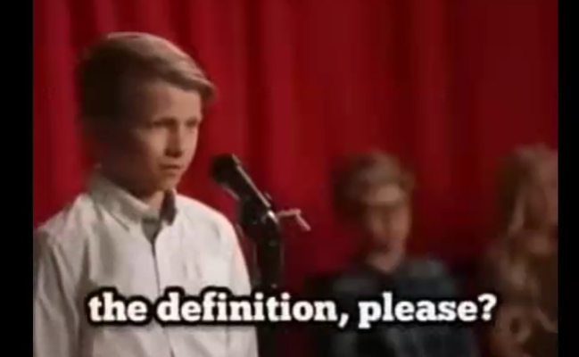 The definition please