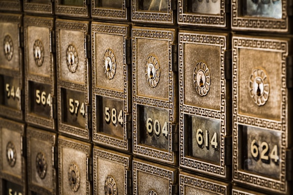 Safe deposit boxes
