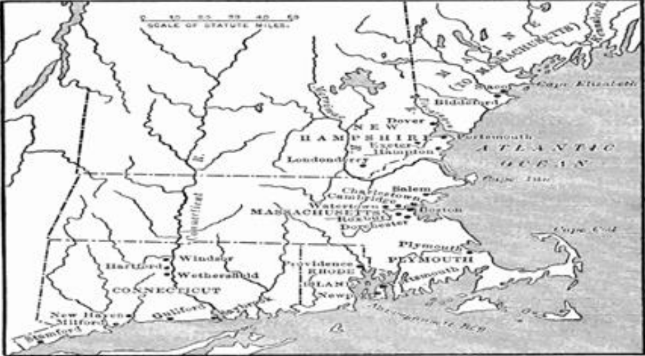 New England Map
