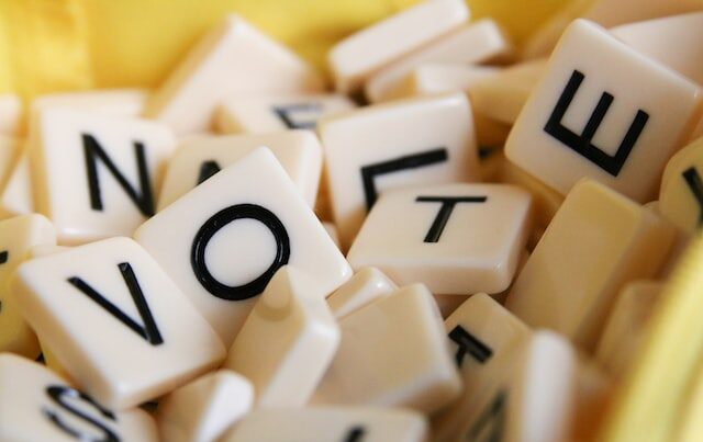 scrabble tiles vote Photo by Glen Carrie on Unsplash
