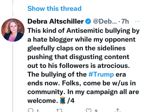Debra Altschiller Rant screen grab 4