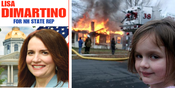 Lisa DiMartino burning house